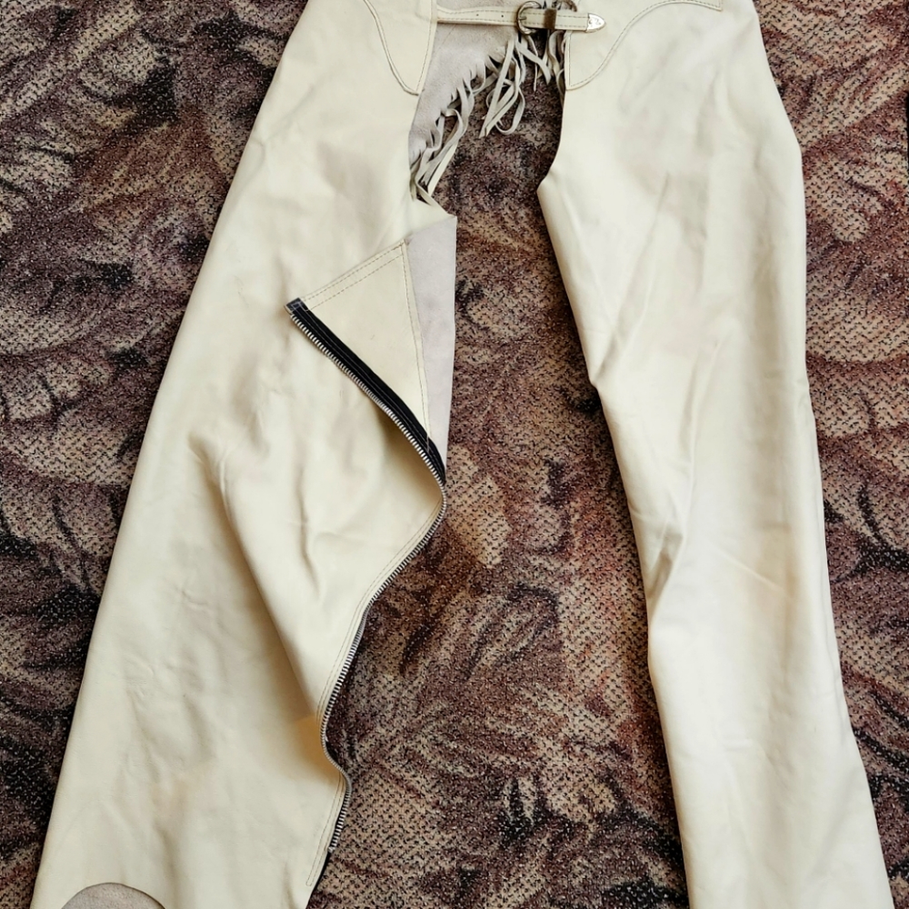 Western leather chaps